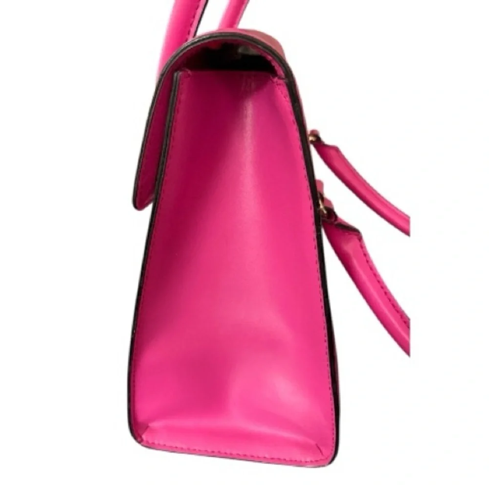 KATE SPADE leather purse,structured, Harwood Place Sinclair, Snapdragon Pink